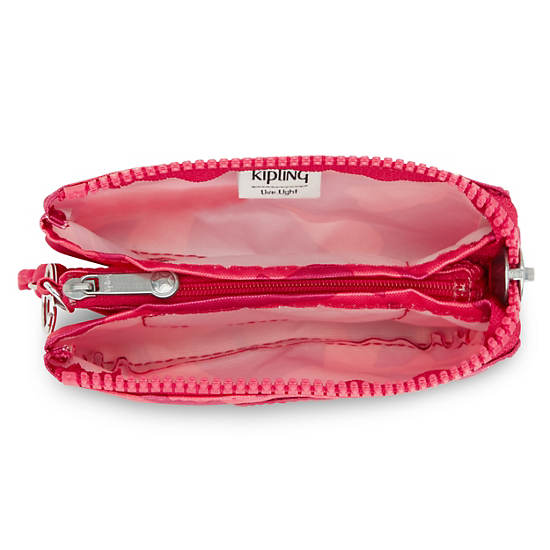 Kipling Creativity Small Printed Pouch Tassen Rood | België 1097LI